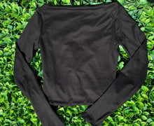 Load image into Gallery viewer, &quot;BODY&quot; LONG SLEEVE TOP (BLACK)
