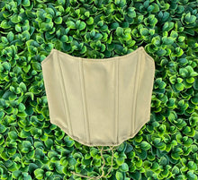 Load image into Gallery viewer, &quot;HIGH PRIORITY&quot; CORSET TOP(OLIVE)
