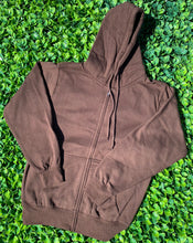 Load image into Gallery viewer, &quot;NORA&quot; ZIP-UP SWEATER (BROWN)
